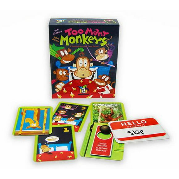 Gamewright Too Many Monkeys: A Totally Bananas Card Game