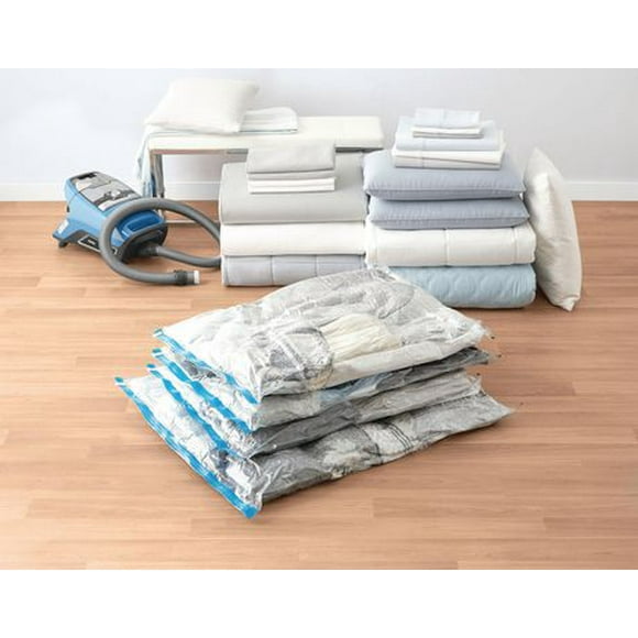 Mainstays Bed & Linen Vacuum Storage Bag Set, 4 Pieces