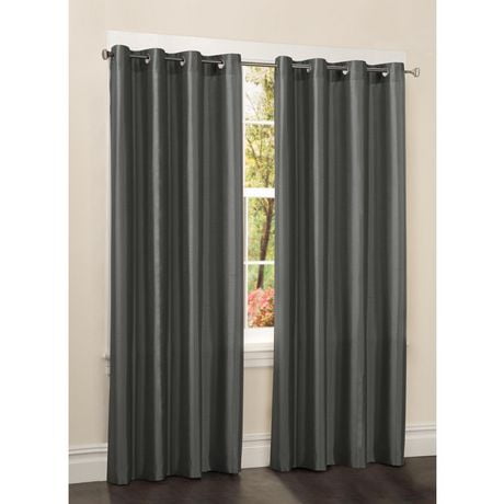 Mainstays Faux Suede Drapery Grommet Window Panel, 1 Panel