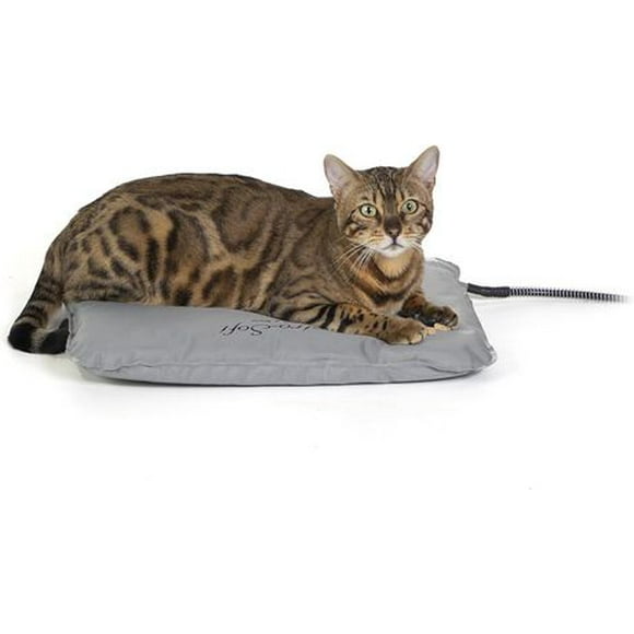 K&H Lectro-Soft Outdoor Heated Dog Bed Gray Small