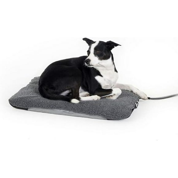 K&H Lectro-Soft Outdoor Heated Dog Bed Medium Gray