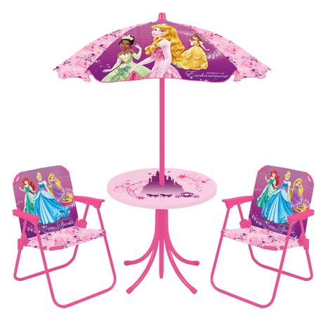 disney princess outdoor table and chairs