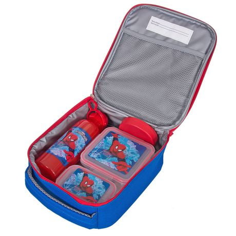 spiderman lunch box set