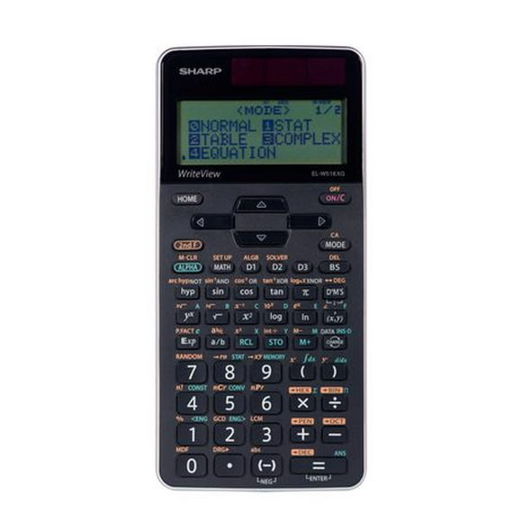 Calculatrice scientifique Sharp d'afficheur Write View 640 fonctions calculatrice