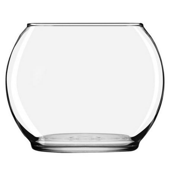 Libbey Glass 3.9" x 4.9" Footed Bubble Ball, 3.9" x 4.9" Footed Bubble Ball