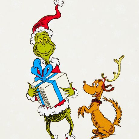 Holiday Boxed Christmas Cards & Envelopes How The Grinch Stole Christmas 