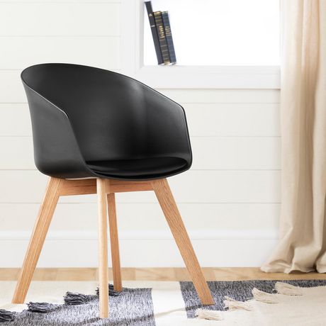 South Shore Flam Chair with Wooden Legs | Walmart Canada