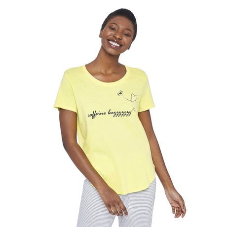 George Women's Printed Soft Tee | Walmart Canada