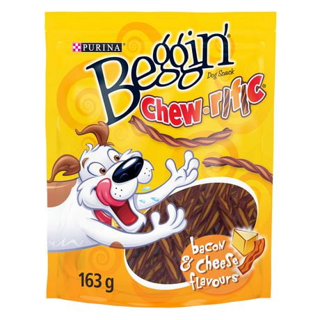 Beggin' Chew-rific Bacon & Cheese Snacks, Dog Treats, 163-850 g