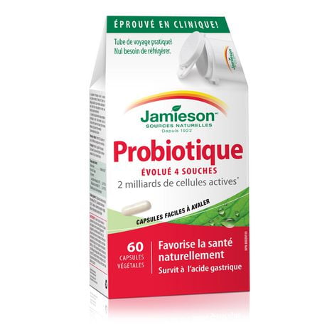 Jamieson Natural Source Advanced 4-Strain Probiotic Capsules | Walmart.ca