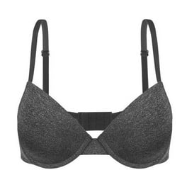 EQWLJWE Women's Lace With Steel Ring Solid Color Sexy Double Breasted Push  Up Bra True Bras For Women 