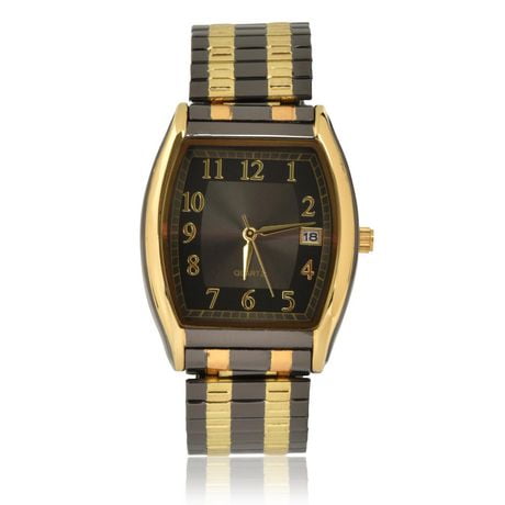 Classics Men's Gun Metal and Goldtone Expansion Watch