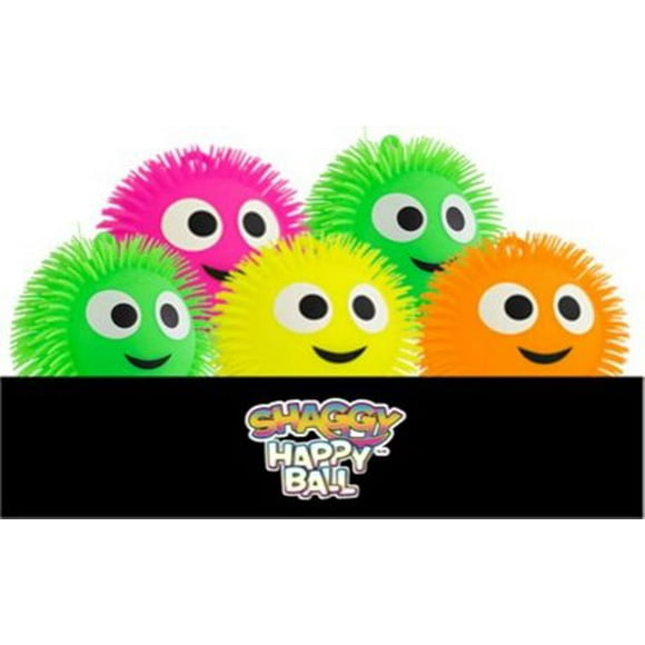 Incredible Novelties SHAGGY HAPPY BALLZ Sensory Toy, Cute and Stretchy