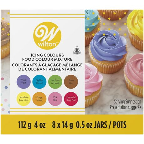 Wilton Icing Colours Set, Icing Colours, 8-Pack
