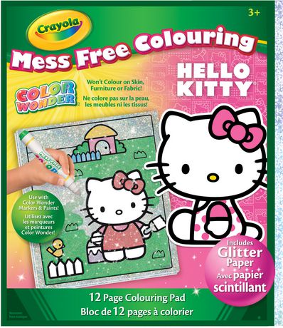 Crayola Color Wonder™ Hello Kitty Glitter Book | Walmart Canada