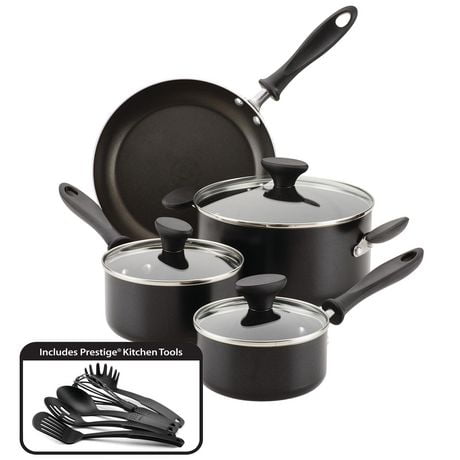 Farberware Reliance 12pc Nonstick Cookware Set Aluminum, NEW WITH BOX DAMAGE