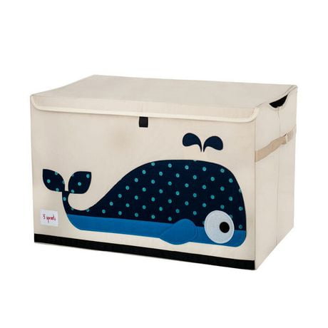 3 Sprouts Whale Toy Chest