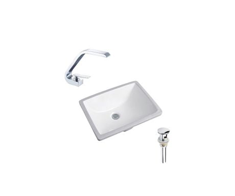 DROP Bath and Kitchen DR091108 Undermount Bathroom Sink Set - Walmart.ca