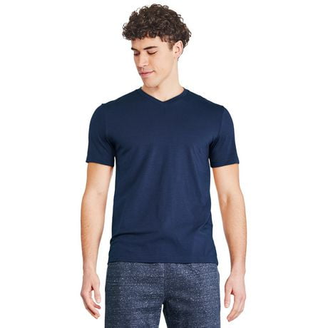 George Men's Stretch V-Neckline Tee - Walmart.ca