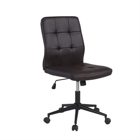 mainstays vinyl and mesh task office chair