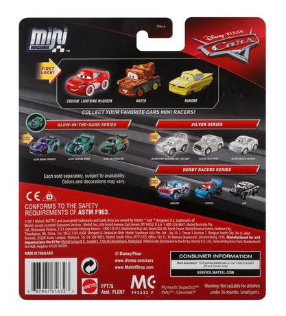 cars mini racers red