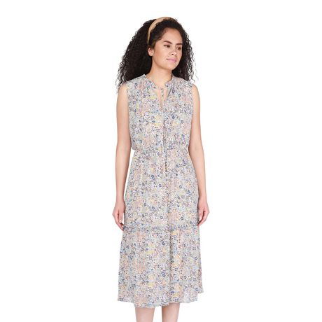 Devoted tiered midi dress - Walmart.ca