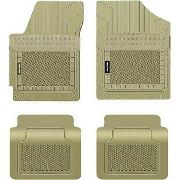PantsSaver Custom Fit Floor Mats for BMW 530i xDrive 2017-2023 All Weather Protection (Beige)