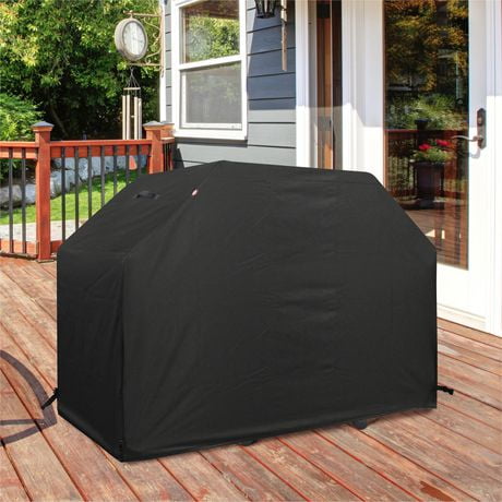 EXPERT GRILL DELUXE  3 -4 BURNER  60" WATER-RESISTANT OUTDOOR GAS  GRILL COVER FITS  MOST 3 TO 4 BURNER GRILLS, SIZE  60" W x 18" D x 40" H , BLACK COLOR