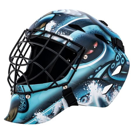 Franklin Sports GFM 1500 NHL Kraken Goalie Face Mask