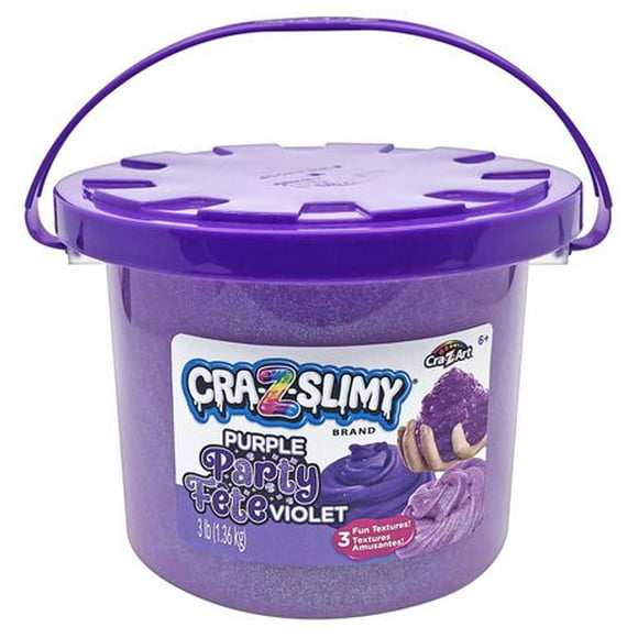 Cra-Z-Slimy Purple Party Premade Slime, Pre-Made Slime