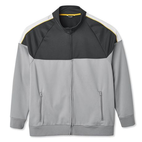 blocked warm up track jacket