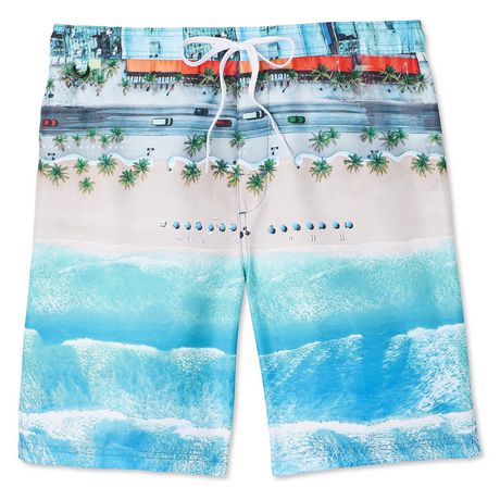 George Men's Elasticized Waistband Swim Short | Walmart Canada