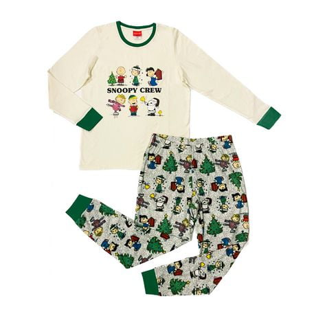 Peanuts Boy's 2-Piece Long Sleeve Pajama Set - Walmart.ca