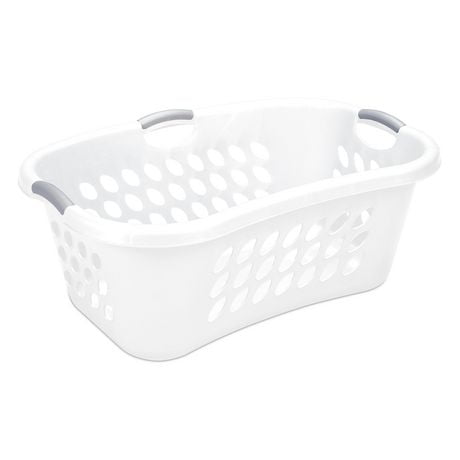Sterilite 70L Hip Hold Laundry Basket- white, 70L