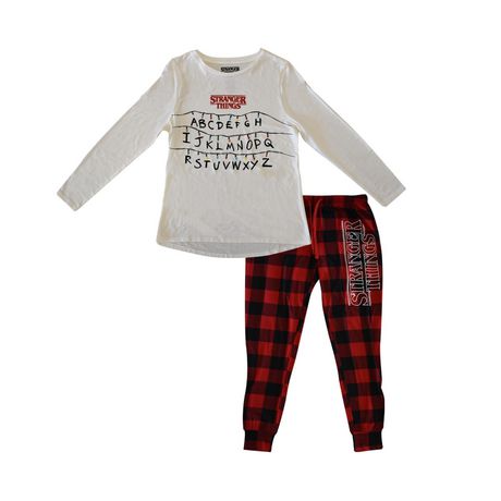 Taille XS 6-8 Stranger Things Netflix Femme Jersey Pyjama avec masque Ensemble Cadeau