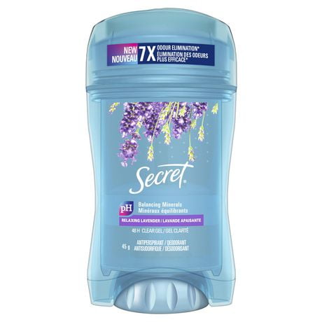 Secret Clear Gel Antiperspirant and Deodorant, Lavender Scent, 45G