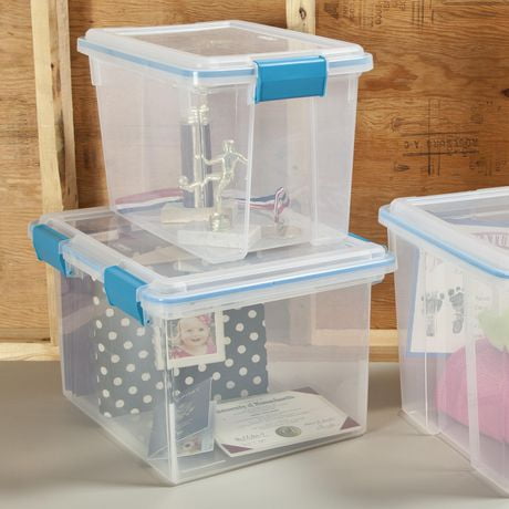 Sterilite 19 Liter Gasket Box- Blue- 6 PK | Walmart Canada