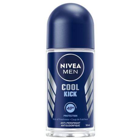 NIVEAMenCoolKickRoll-OnAnti-Perspirant|Men’sDeodorant|48HAntiperspirantforOdourandSweatProtection|Suitableforallskintypes|DermatologicallyTested,50mL