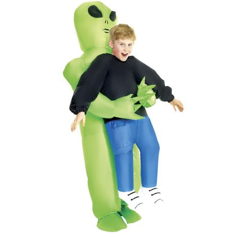 Child Unisex Alien Pick Me Up Inflatable Costume
