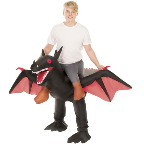 Child Unisex Dragon Ride On Inflatable Costume