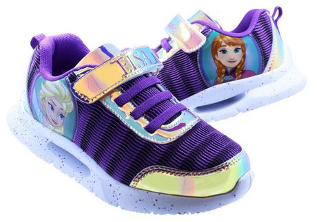 Disney Frozen Disney's Frozen Lighted Athletic Shoes For Girls Purple 2