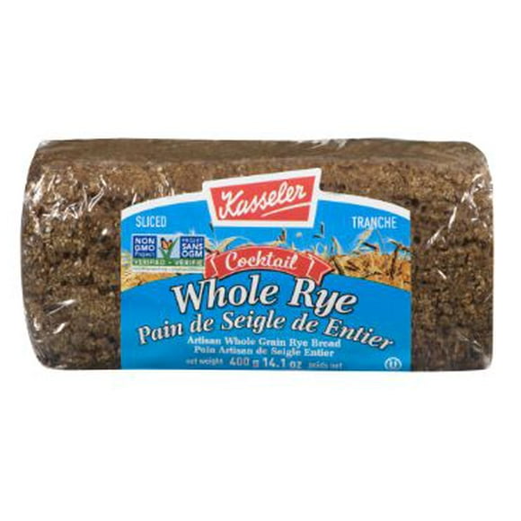 Kasseler Non GMO Verified Cocktail Whole Rye Whole Grain Bread