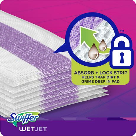 Swiffer Wetjet Hardwood Floor Spray Mop Pad Refill Original