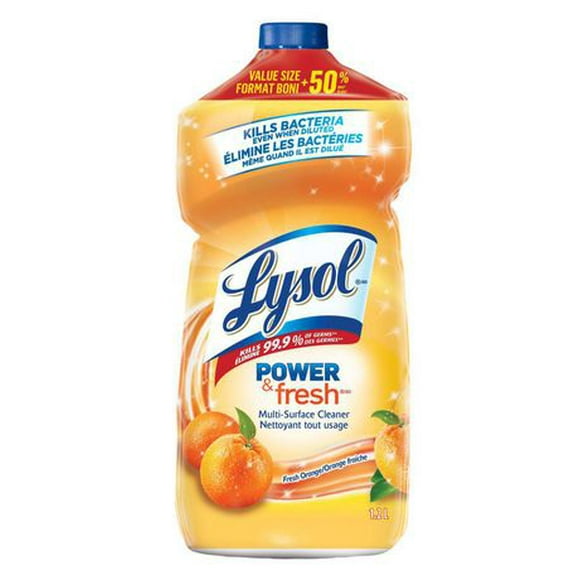 Lysol All Purpose Cleaner, Pour, Orange, Multi Surface Cleaner, 1.2 L