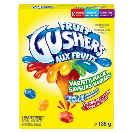 Fruit Gushers by Betty Crocker Gluten Free Variety Pack | Walmart Canada