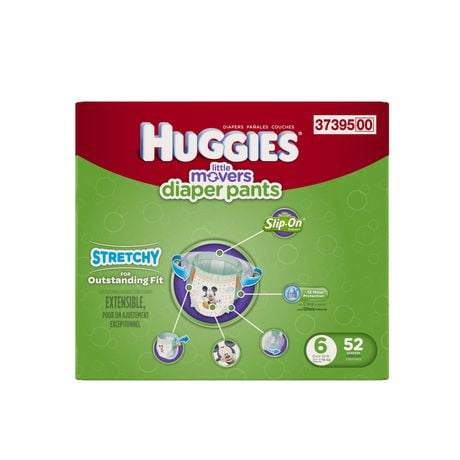 Huggies Little Movers Slip-On Diapers, Giga Pack | Walmart ...