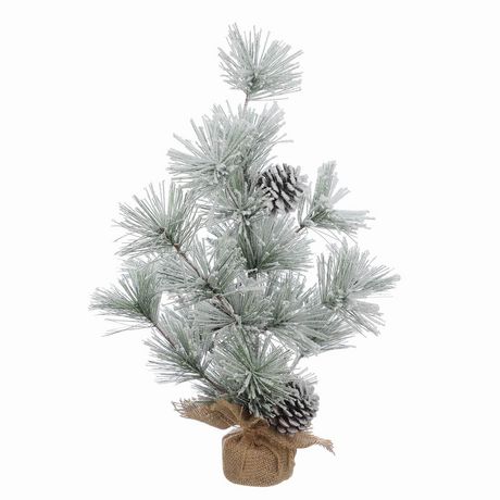 Christmas Mini Potted Tree, 18“ Snow Potted Tree - Walmart.ca