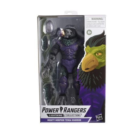 Power Rangers Lightning Collection Mighty Morphin, figurine Guerrier Tenga de collection haut de gamme de 15 cm, avec accessoires