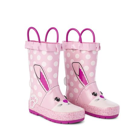 Weather Spirits Toddler Girls' Rubber Boot | Walmart Canada