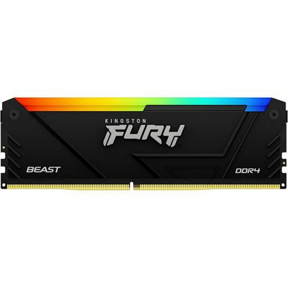 Kingston Fury Beast RGB 8GB 3200MT/s DDR4 CL16 DIMM Computer Memory KF432C16BB2A/8